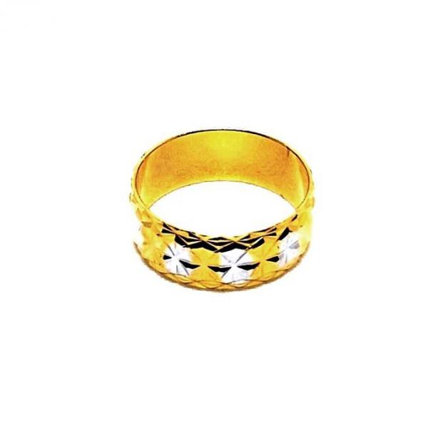 KLF Asterion Ladies Gold Plated Ring Band