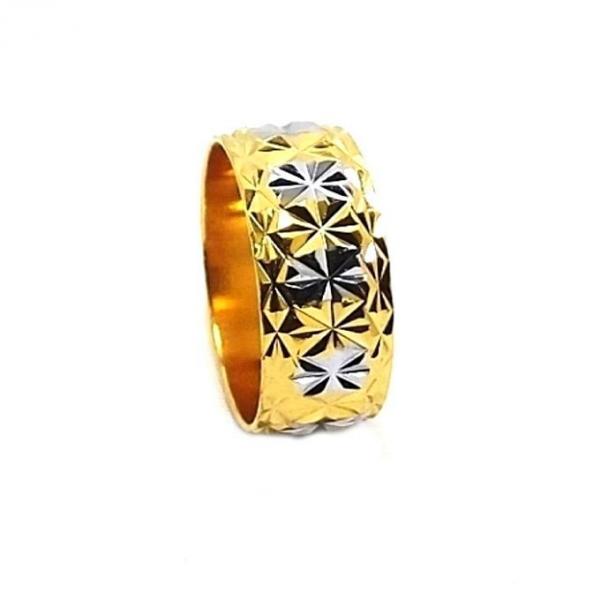 KLF Asterion Ladies Gold Plated Ring Band