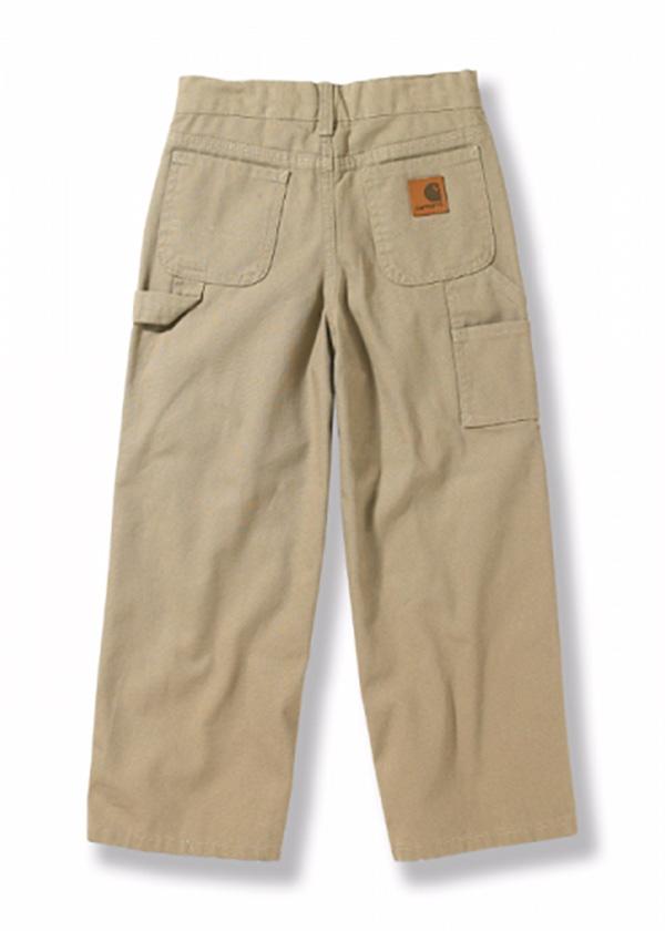 Boys Washed Canvas Dungaree Pant - Carhartt