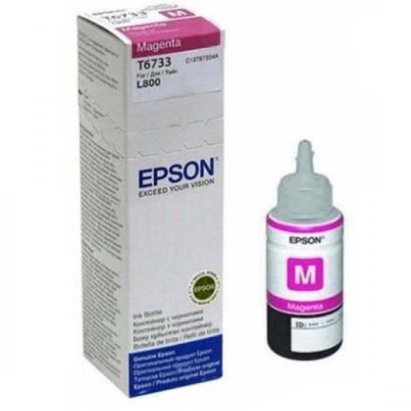 Epson Original Ink Magenta For L800/L1800 70ml - T6733