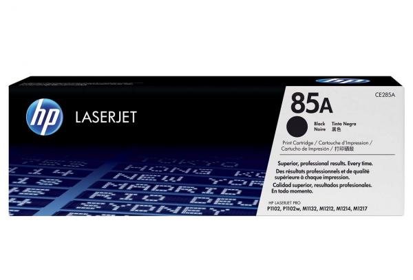 HP 85A Black Original LaserJet Toner Cartridge - CE285A