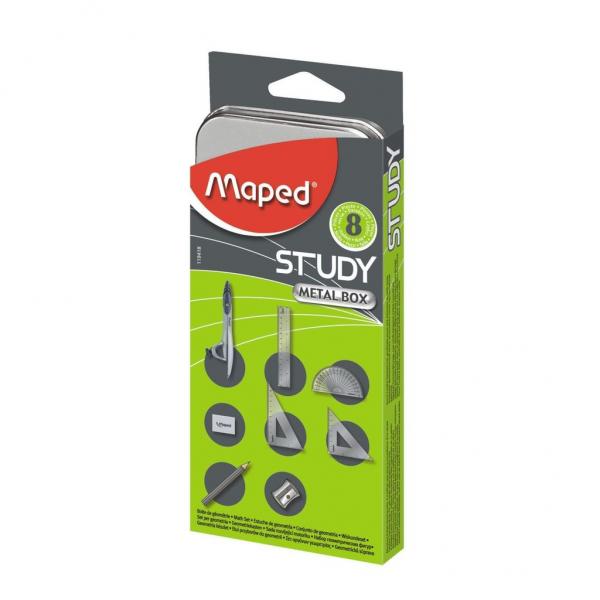 Maped Study Compass Box - 8 Pieces