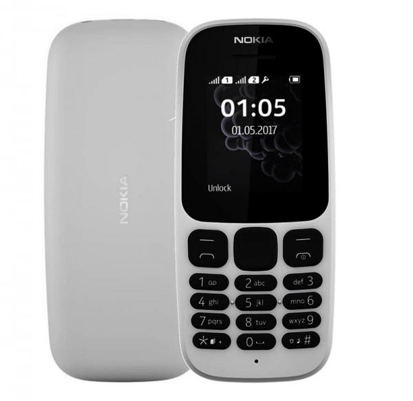 Nokia 105 Dual SIM 4MB Internal Storage Mobile Phone - Black