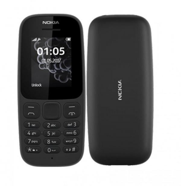 Nokia 105 Dual SIM 4MB Internal Storage Mobile Phone - Black