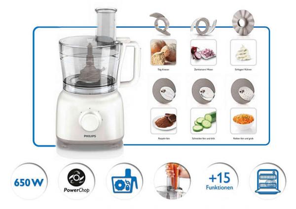 Philips 650w Daily Collection Food Processor - HR7627/00