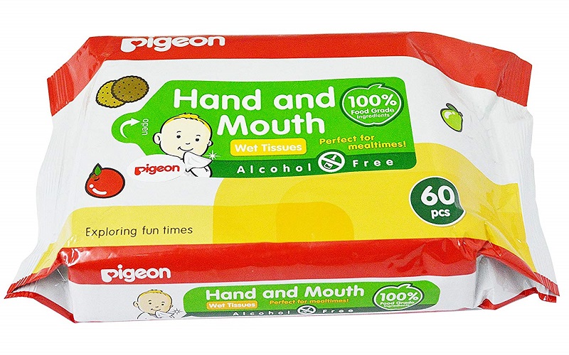 Pigeon Hand And Mouth Wet Tissues 60 Sheets - 11803