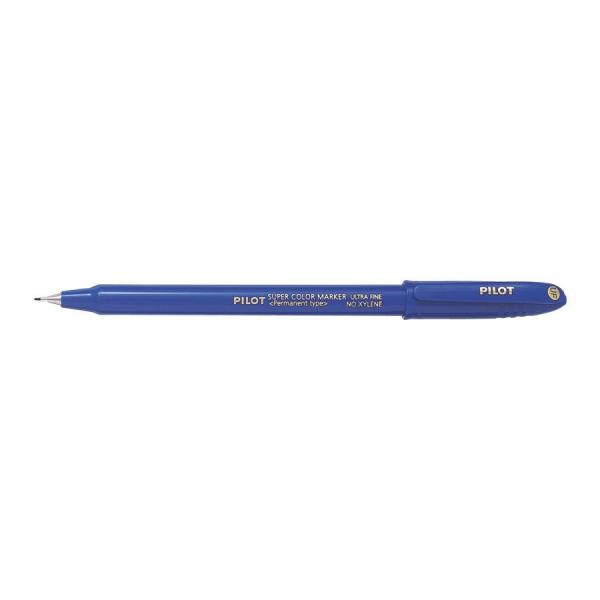 Pilot Super Color Permanent Ultra Fine Tip Marker - Blue - SCAN -UF