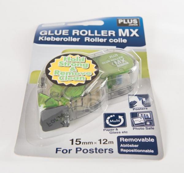 Plus Glue Roller MX Permanent 15mm x 12m Green - Ultra Strong - TG-0945R