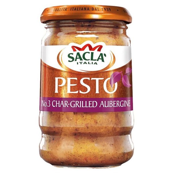 Sacla' Char-Grilled Aubergine Pesto 190g