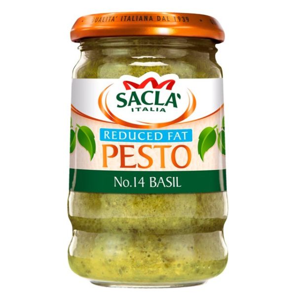 Sacla' Reduced Fat Basil Pesto 190g