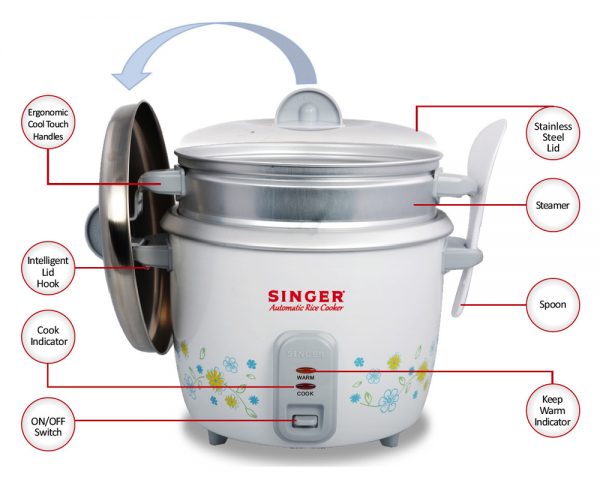 Singer Rice Cooker 1.0L - SRC-0510HS