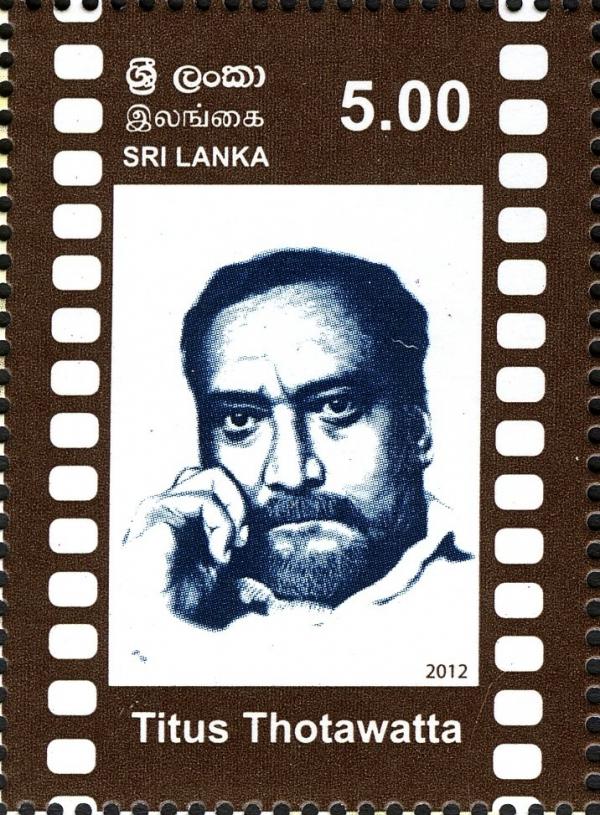 Sri Lanka 2012-01-21 Legends Of Sinhala Cinema - Titus Thotawatta Stamp - Rs 5.00