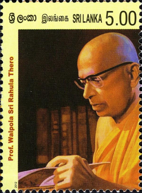 Sri Lanka 2012-05-15 Prof. Walpola Sri Rahula Thero Stamp - Rs 5.00