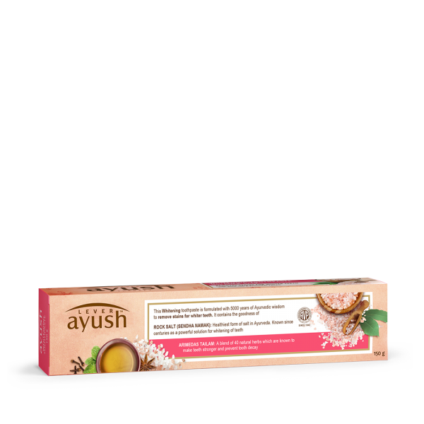 Ayush Whitening Toothpaste With Rock Salt