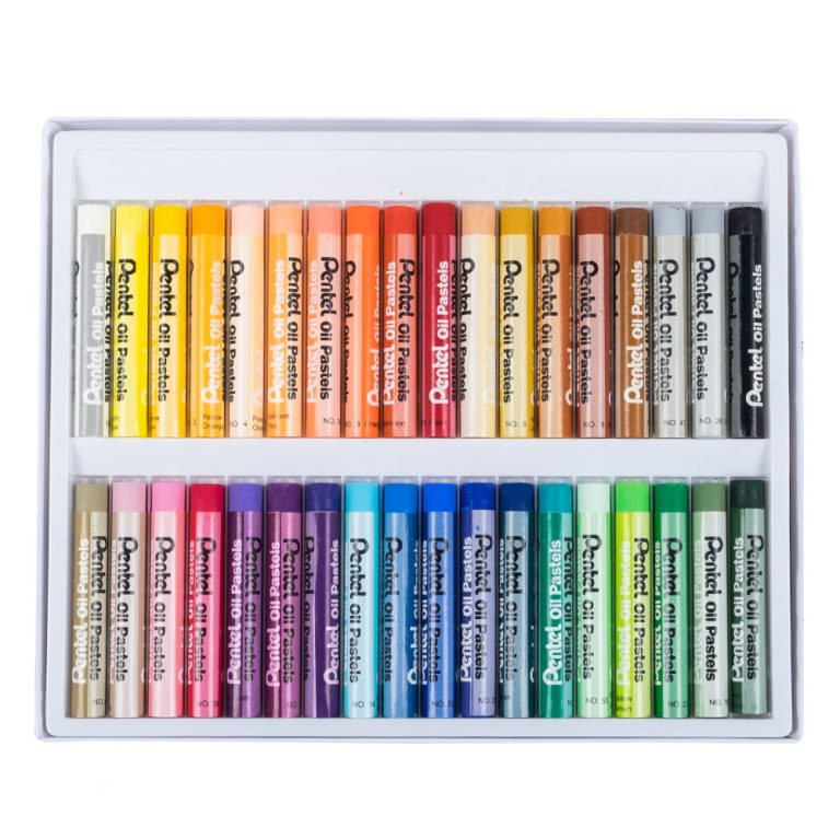 Pentel Arts Oil Pastels 36 Color Set - PHN-36 - Jungle.lk