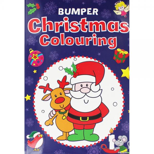 Bumper Christmas Colouring: Blue Paperback Book - Brown Watson