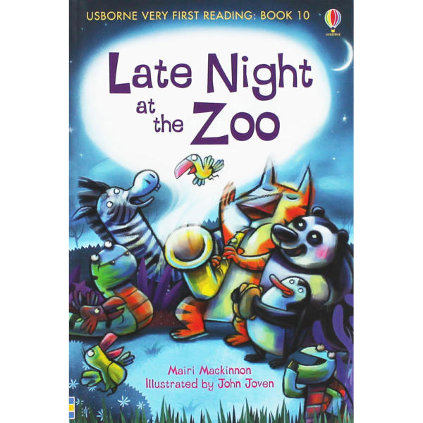 Usborne Very First Reading: Book 10 - Late Night at the Zoo - Mairi Mackinnon