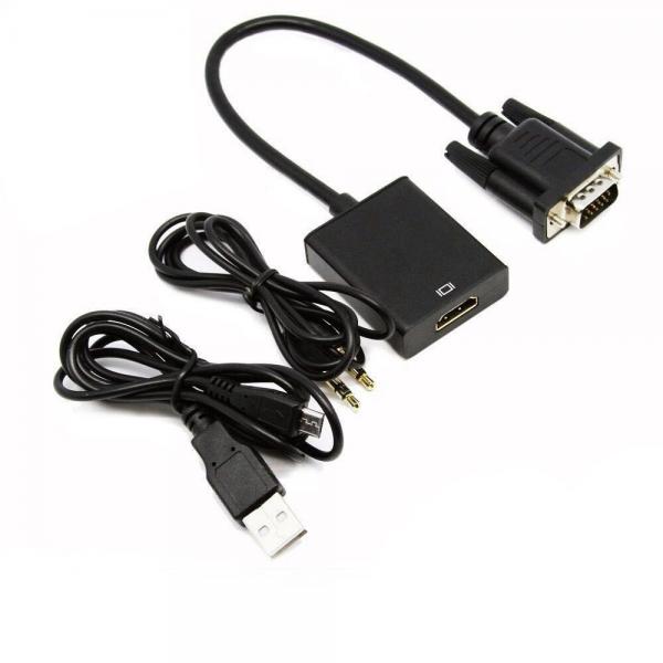 DM HDMI to VGA Adapter Displayer Projector Male to Female Converter - CHB020