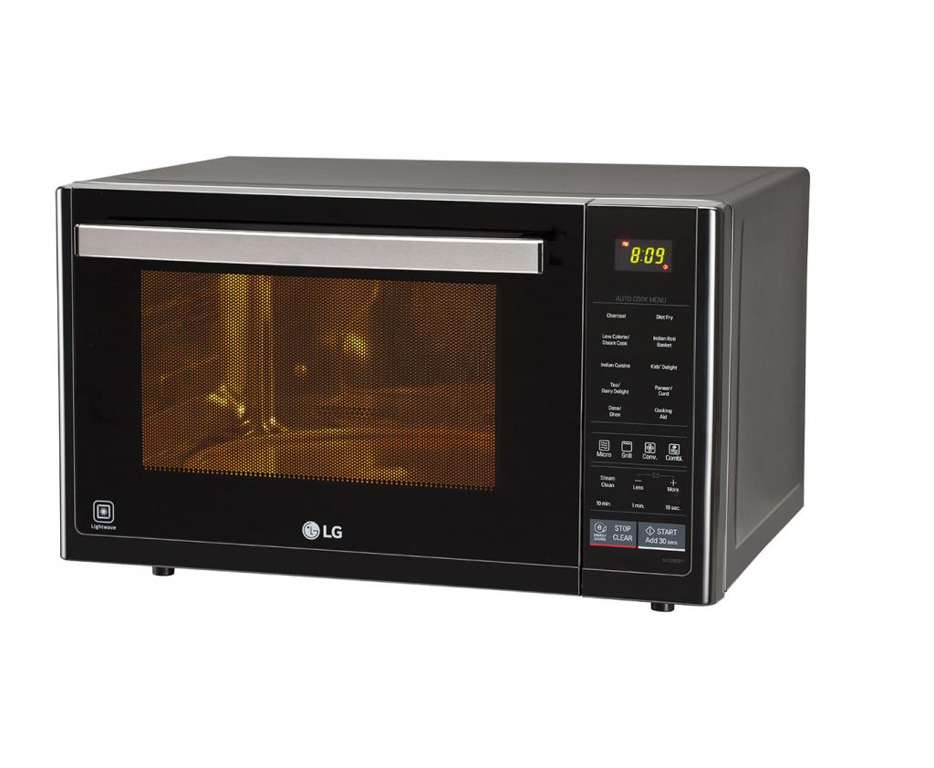 LG 32L Black Color 2400W Convection Microwave Oven MJ3296BFT Jungle.lk