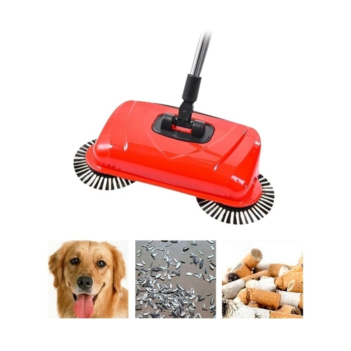 mighty sweep automatic spinning broom