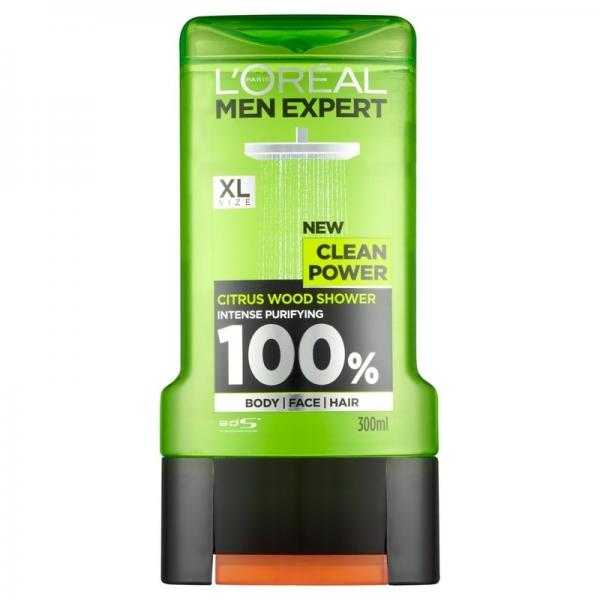 L'Oreal Paris Men Expert Clean Power Shower Gel 300ml