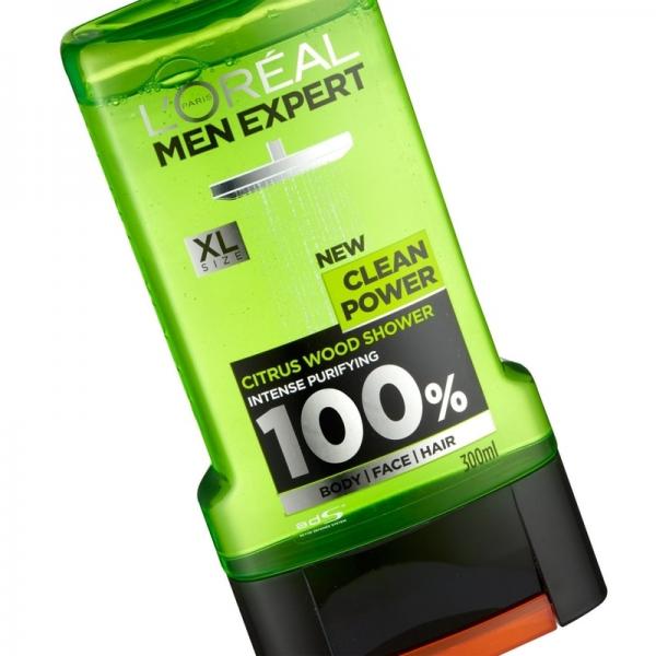 L'Oreal Paris Men Expert Clean Power Shower Gel 300ml