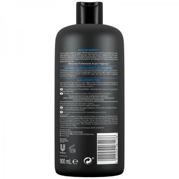 TRESemme Moisture Rich Shampoo Luxurious Moisture 900ml