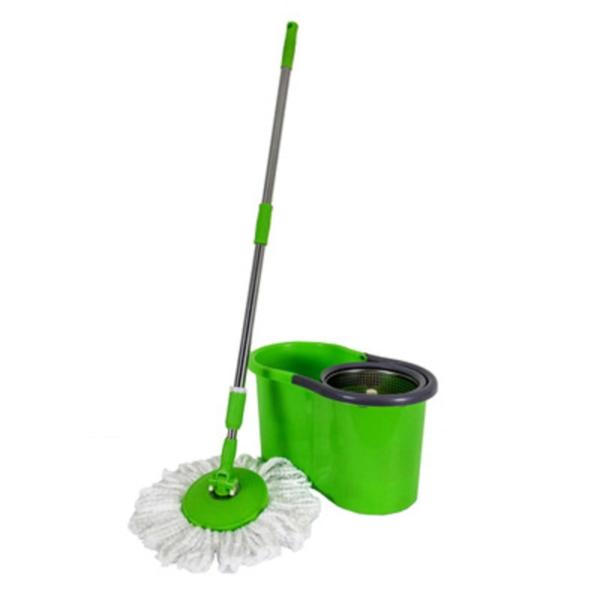 Magic 360° Spin Mop & Bucket Set With Wheels Green