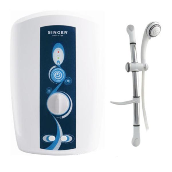 Singer SWH118E Instant Shower Water Heater - 5 Spray Patterns