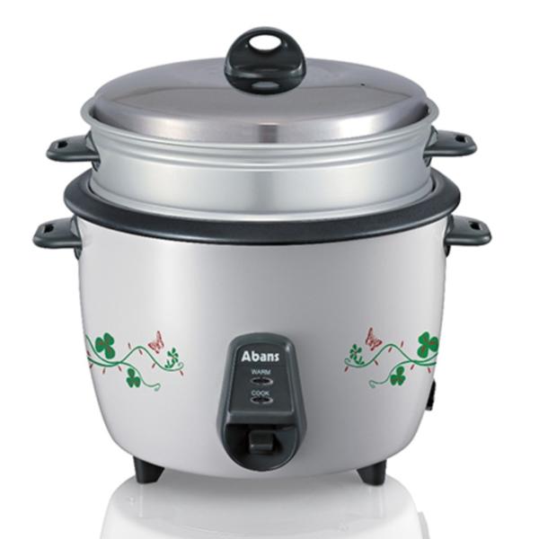 Abans Electric Rice Cooker With Steamer 1.8L - AC18TR1