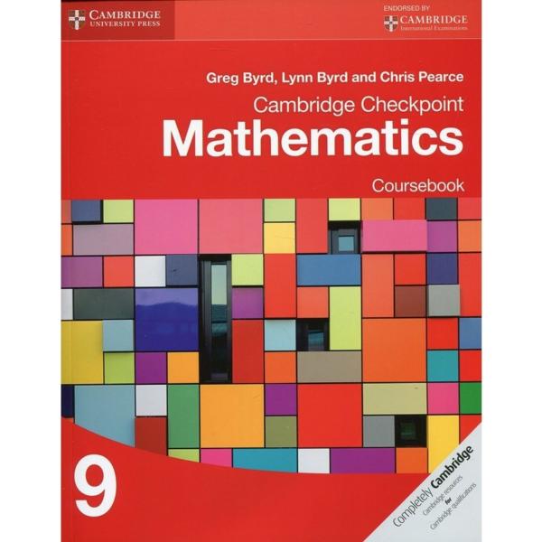 Cambridge Checkpoint Mathematics Coursebook 9 (Cambridge International Examinations)