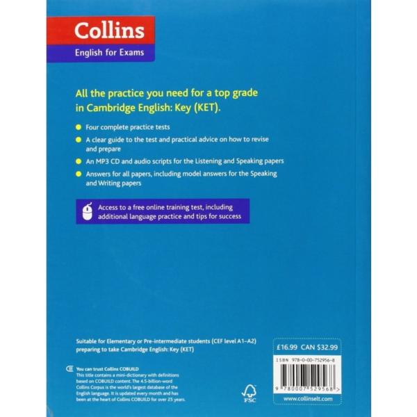 Collins Cambridge English : Key Four Practice Tests for Cambridge English Key (KET)