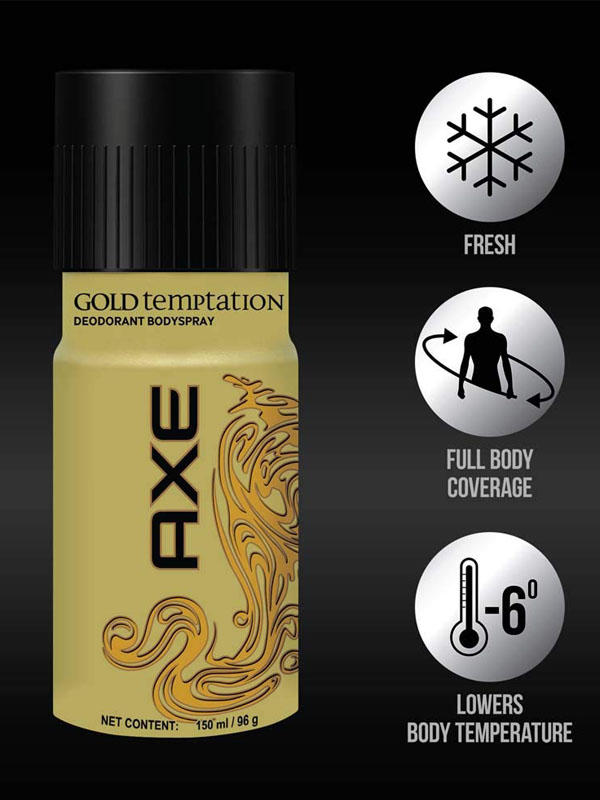 AXE 150ml Gold Temptation Deodorant