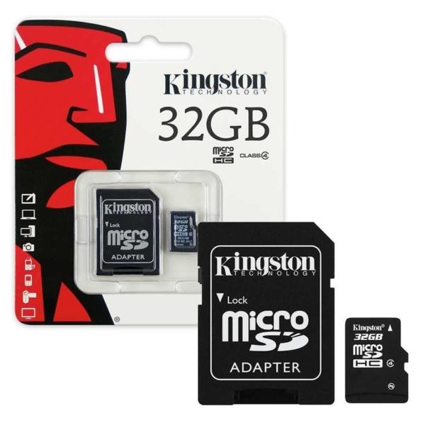 Kingston 32GB Class-10 SDC10/32G Micro SD With Adapter