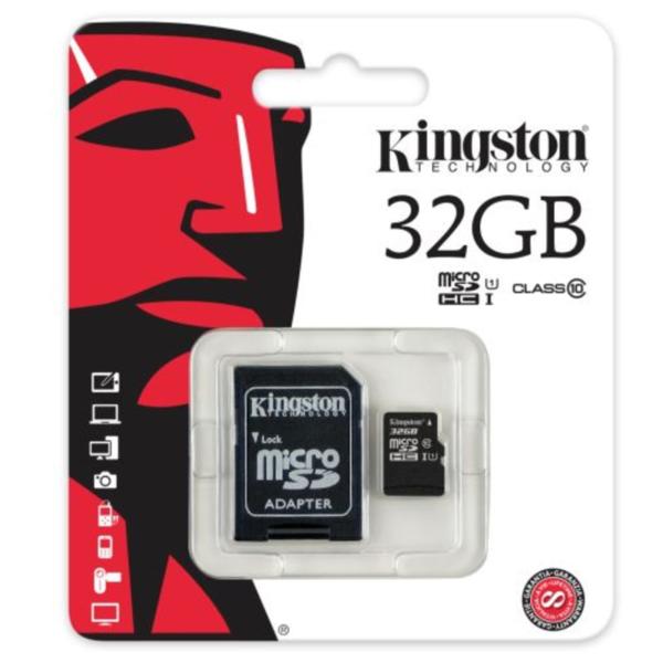 Kingston 32GB Class-10 SDC10/32G Micro SD With Adapter