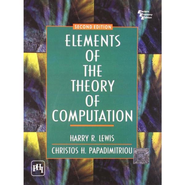 Elements of the Theory of Computation