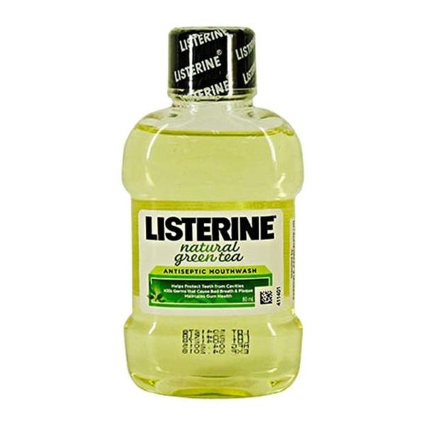 Listerine Natural Antiseptic Mouthwash Green Tea - 80 ml