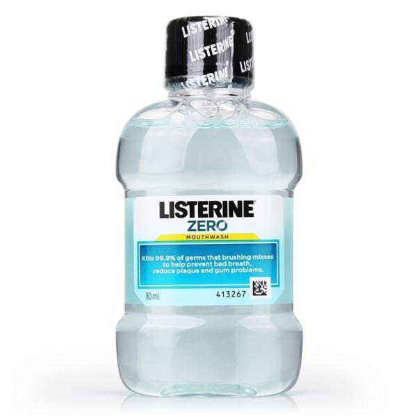 Listerine Zero Clean Mint Mouthwash - 80 ml