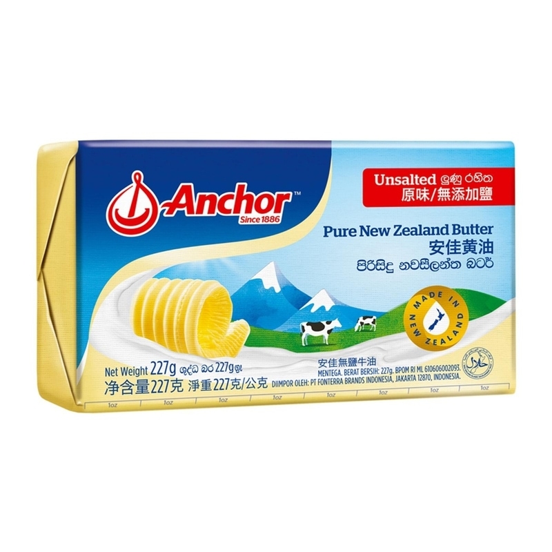 Anchor Unsalted Butter 227g