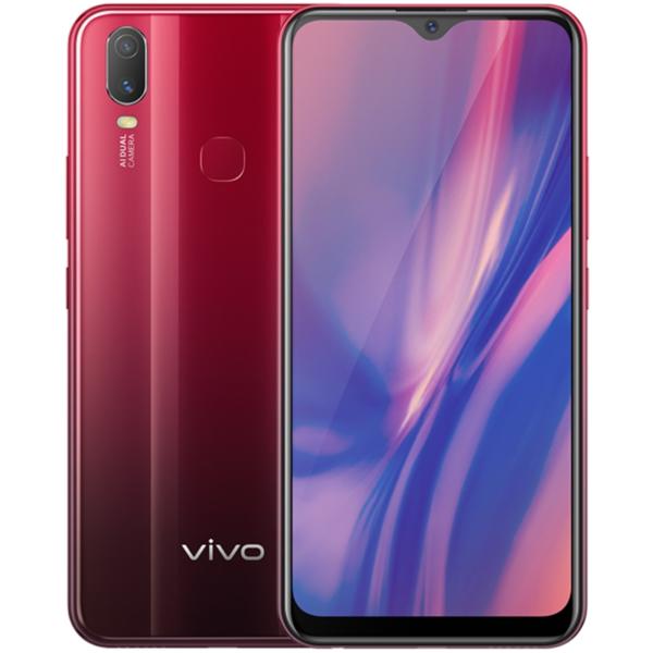 VIVO Y11 32 GB ,6.35 Inch ,3 GB Ram, Dual Camera Mobile Phone - Agate Red