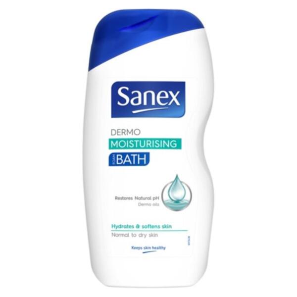 Sanex Dermo Moisturising Bath Foam - 500ml