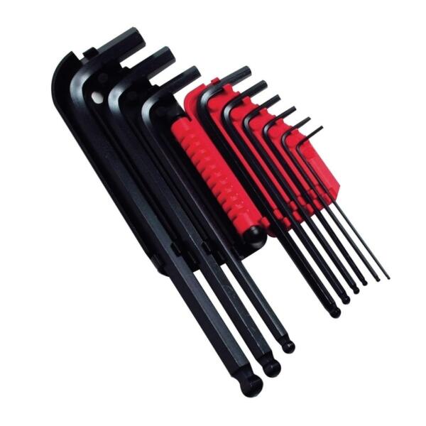 Stanley Allen Ball Hex Key 9 PC Set 15 - 10mm - OGS-0-69-256