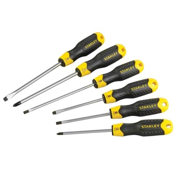 Stanley Screw Drivers Cushion Grip 06 Pcs Set - OGS-0-65-007