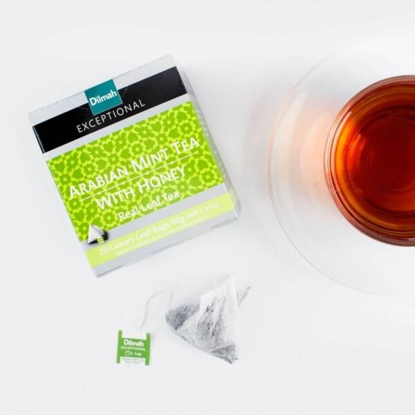 Dilmah Exceptional Real Leaf Arabian Mint With Honey Tea - 20 Tea Bags