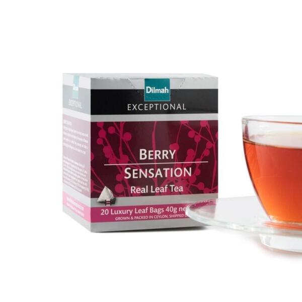 Dilmah Exceptional Real Leaf Berry Sensation Tea - 20 Tea Bags