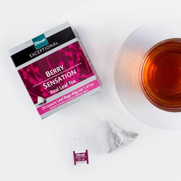 Dilmah Exceptional Real Leaf Berry Sensation Tea - 20 Tea Bags