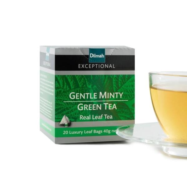 Dilmah Exceptional Real Leaf Gentle Minty Green Tea - 20 Tea Bags