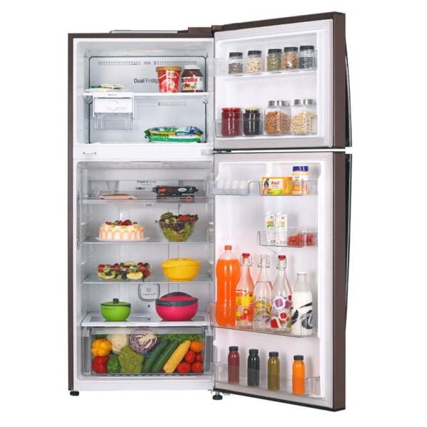 LG Inverter Refrigerator 437L Amber Steel - GL-M432AS