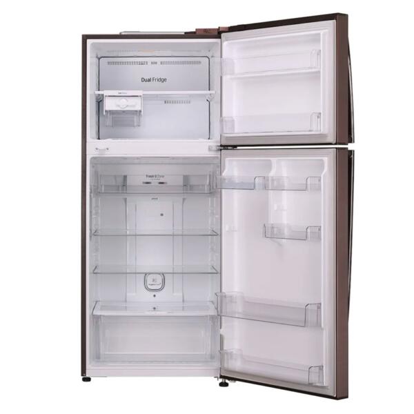 LG Inverter Refrigerator 437L Amber Steel - GL-M432AS