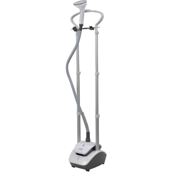 Black & Decker 2000W 2.4 Litre 3 Stage Garment Steamer With Double Pole - White/Grey - GST2000-B5